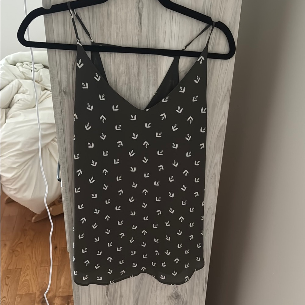 Loft Dark Green Loose Tank